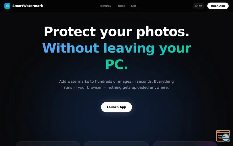 Screenshot of SmartWatermark