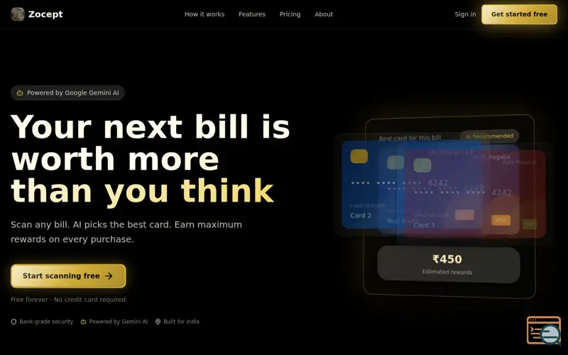 Screenshot of Zocept
