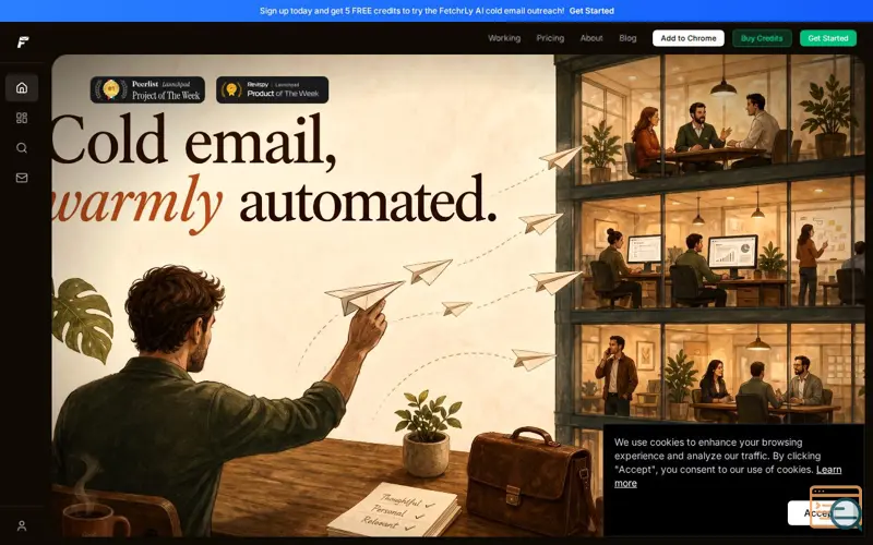 Screenshot of FetchrLy