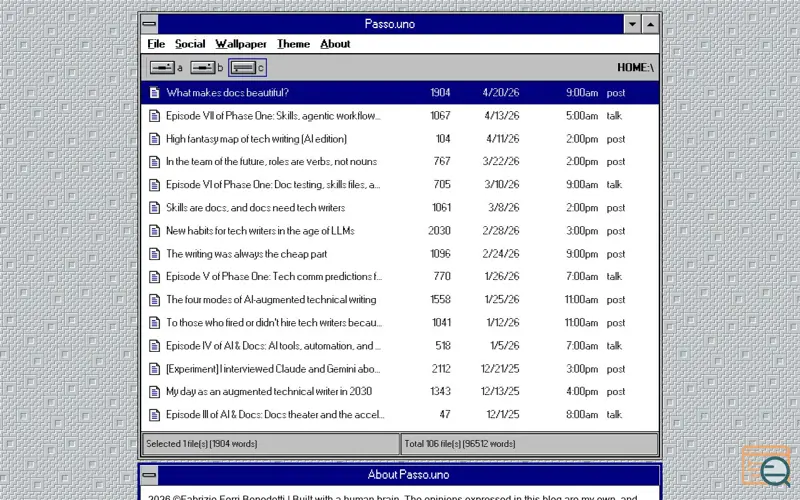 Screenshot of Passo