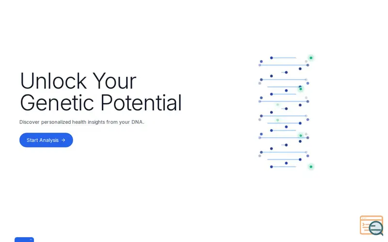 Screenshot of 4DNA (Access to your body software), a launch using Tempo