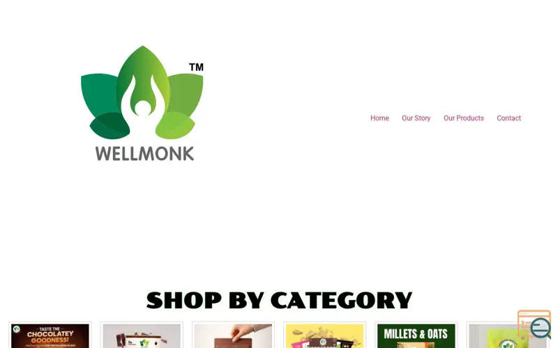 Screenshot of wellmonk.in