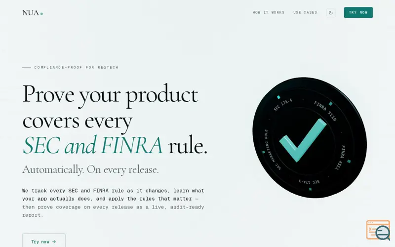 Screenshot of Trynua