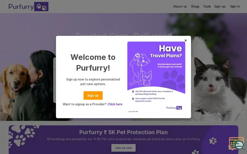 Screenshot of Purfurry