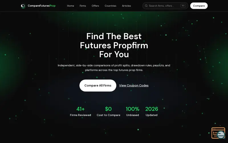 Screenshot of CompareFuturesProp