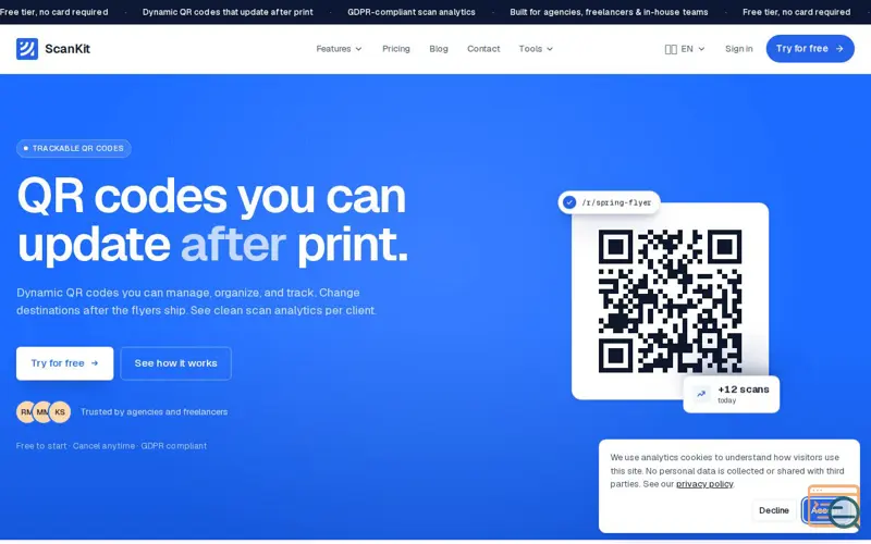 Screenshot of ScanKit