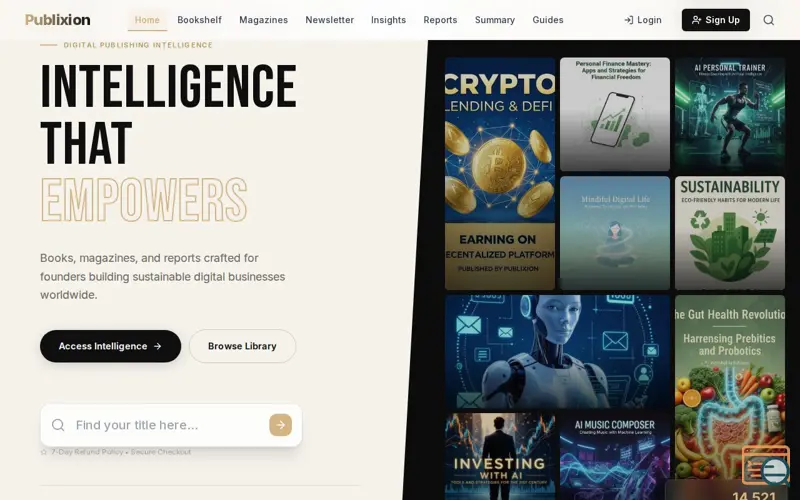 Screenshot of Publixion