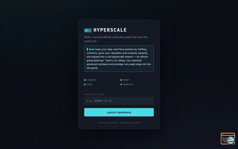 Screenshot of HYPERSCALE 