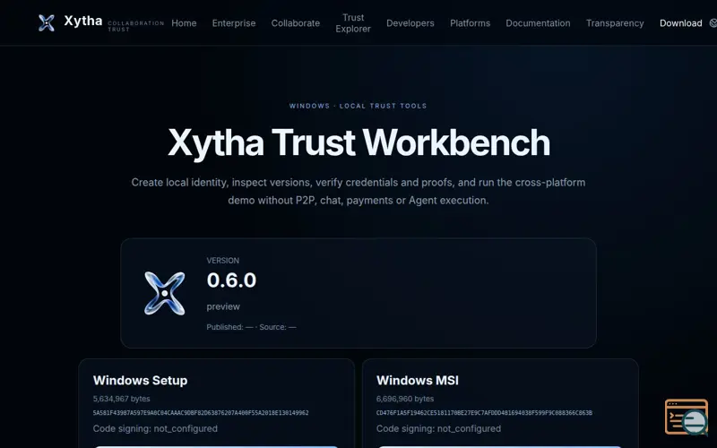 Screenshot of Xytha