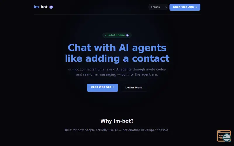 Screenshot of im-bot