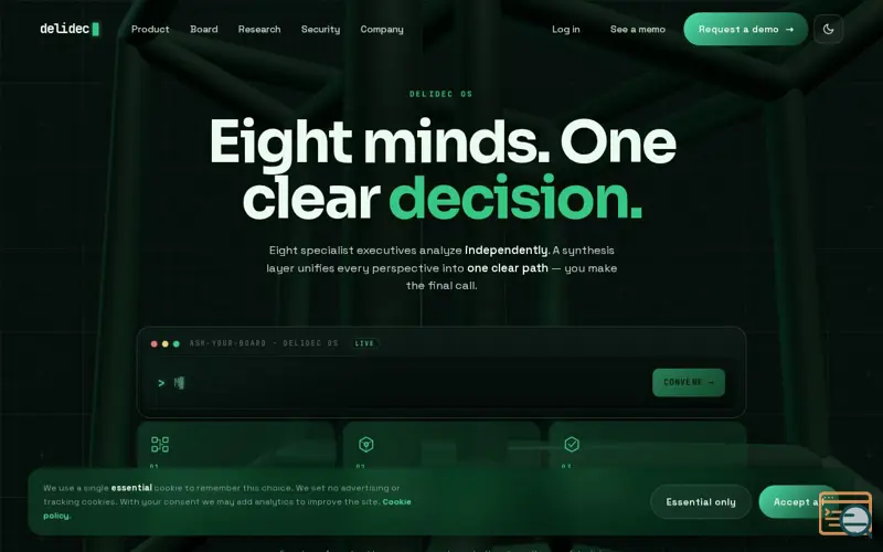 Screenshot of delidec