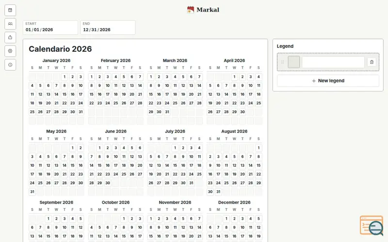 Screenshot of Markal