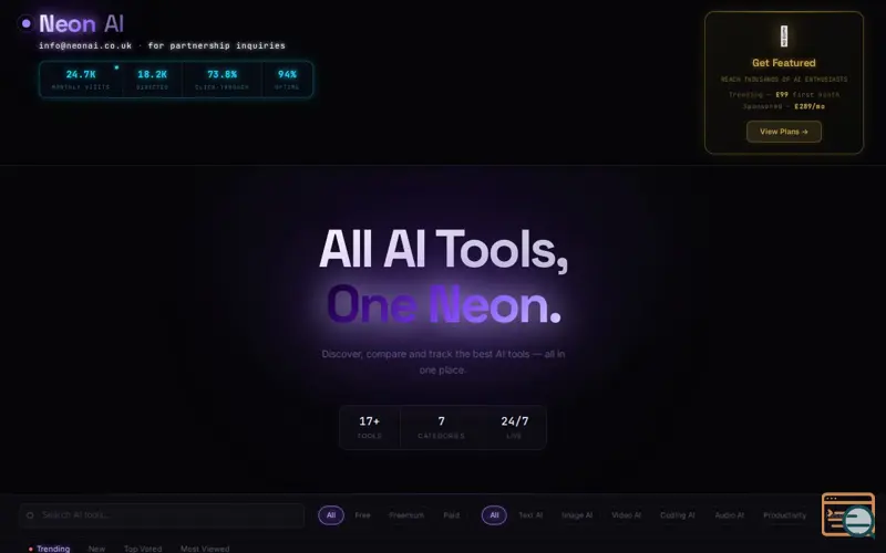 Screenshot of NeonAI