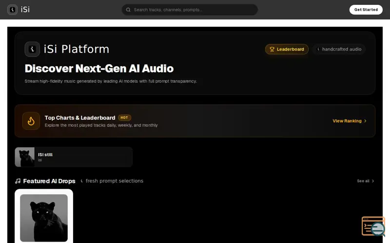 Screenshot of iSi Music