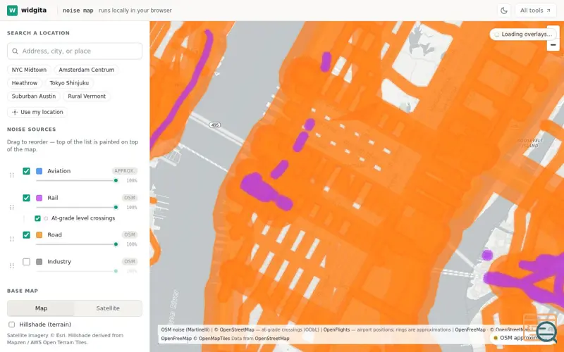 Screenshot of Noise.widgita.xyz