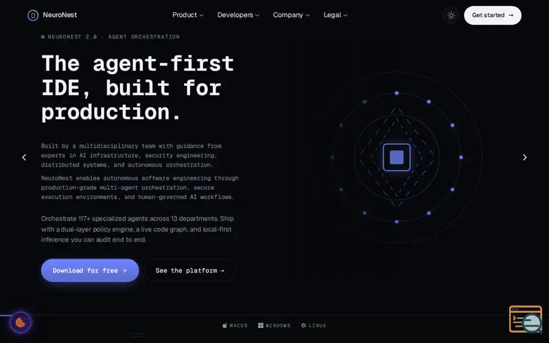 Screenshot of NeuroNest