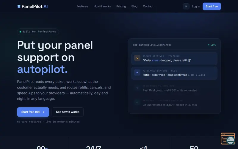 Screenshot of PanelPilot AI