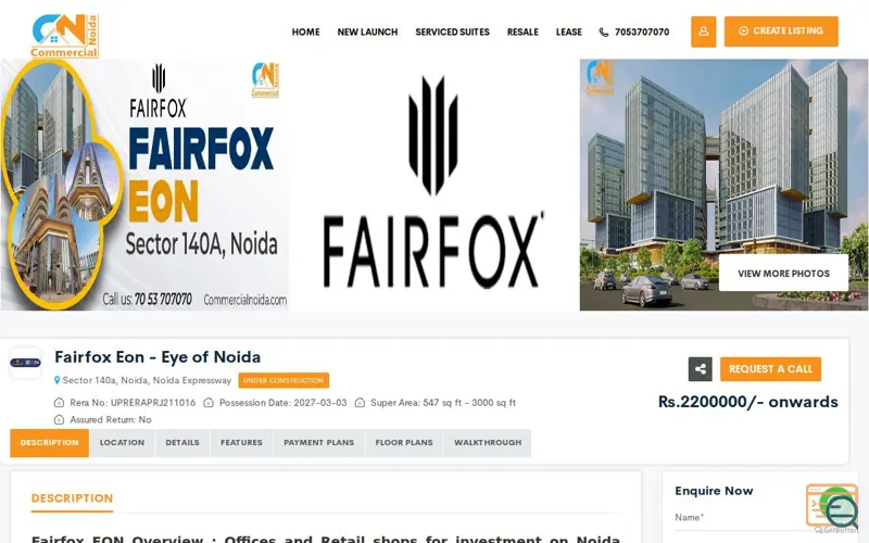 Screenshot of Fairfox EON, a launch using GetButton