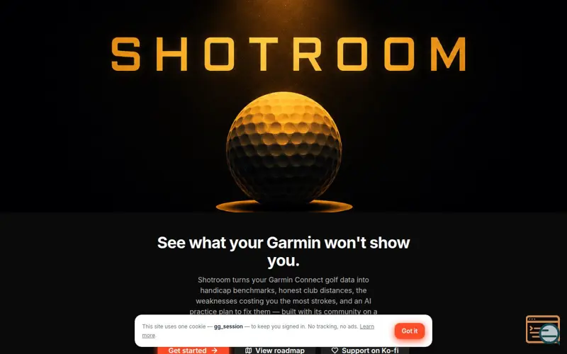 Screenshot of Shotroom