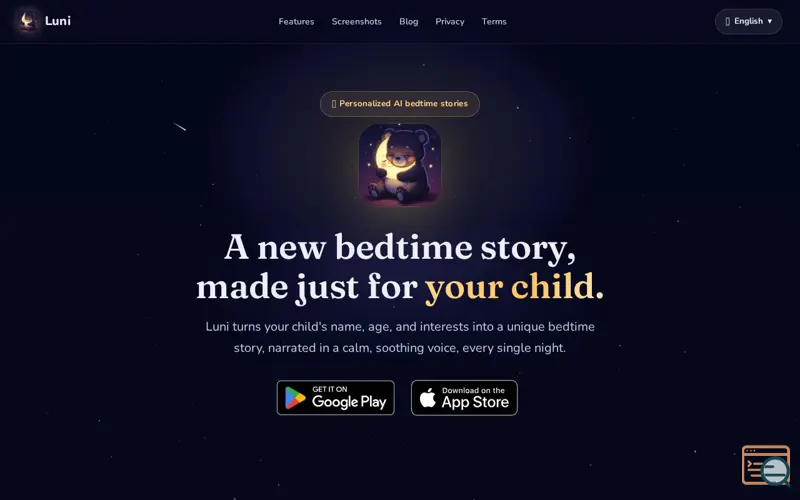 Screenshot of Luni