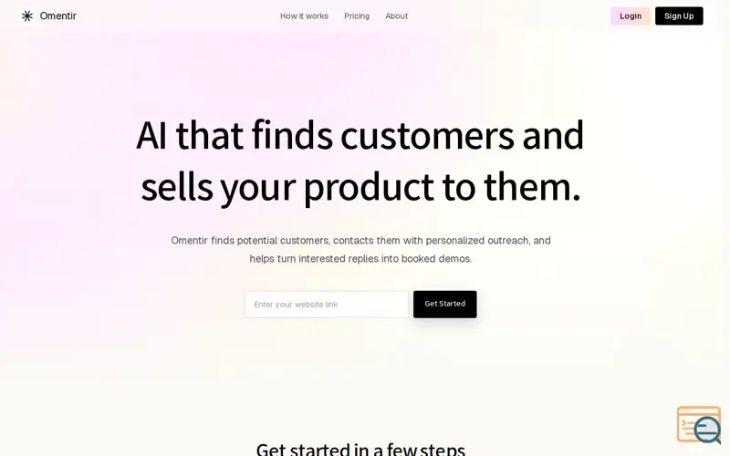 Screenshot of Omentir