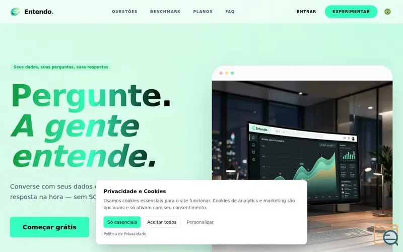 Screenshot of Entendo
