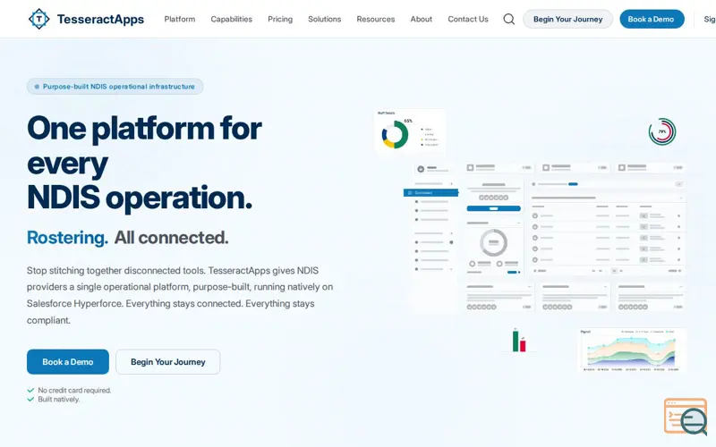 Screenshot of TesseractApps
