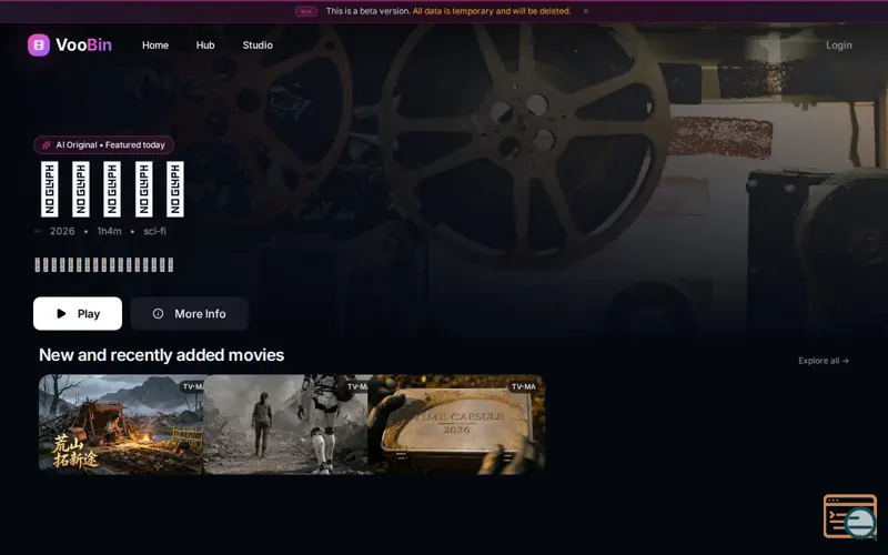 Screenshot of Moolu TV