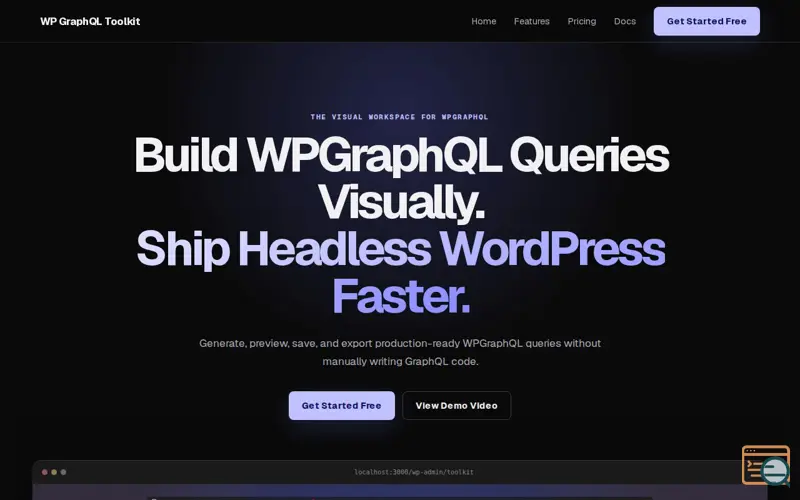 Screenshot of WP Headless Toolkit For GraphQL