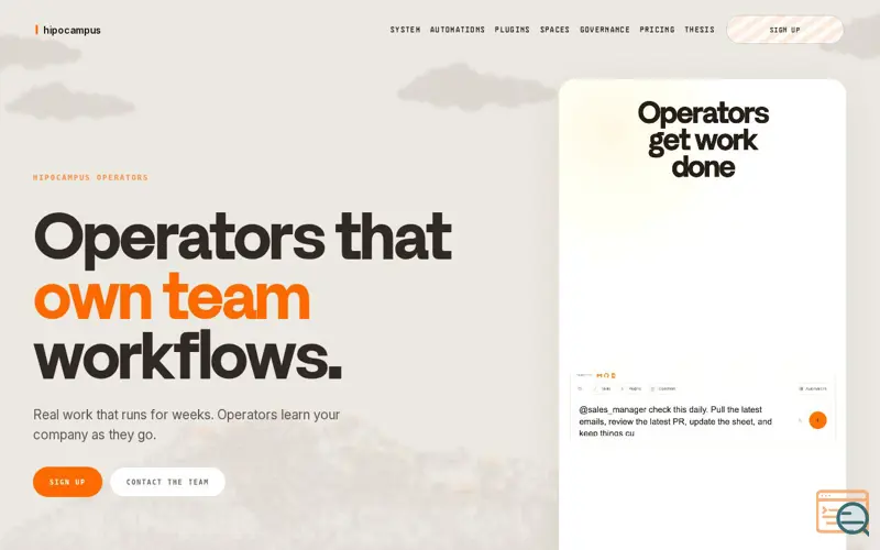 Screenshot of Hipocampus
