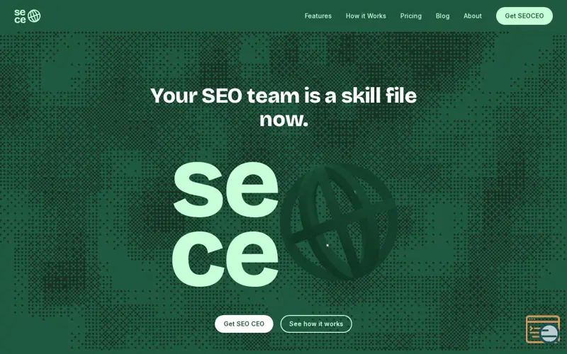 Screenshot of SEOCEO