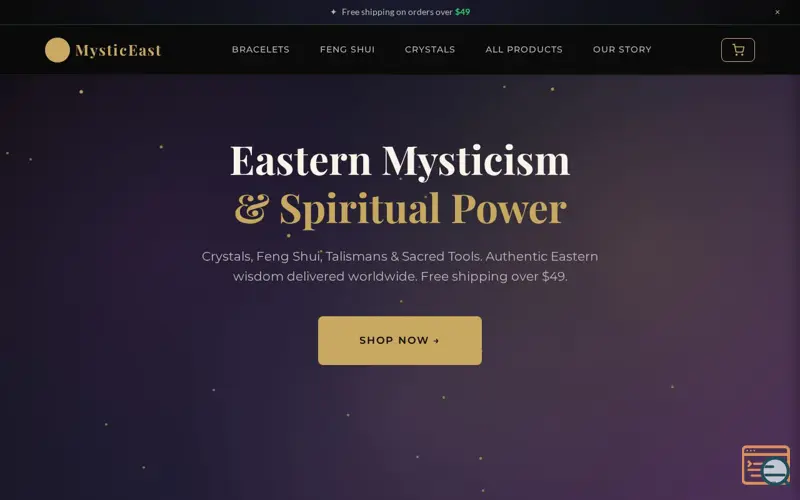 Screenshot of MysticEast