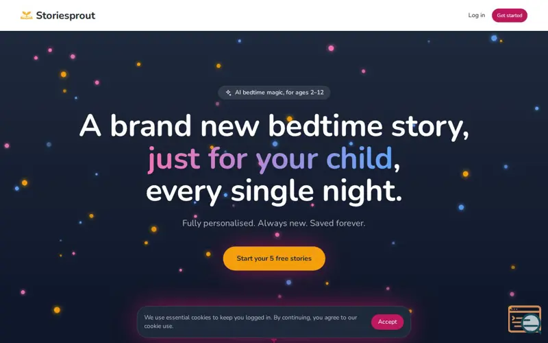 Screenshot of Storiesprout