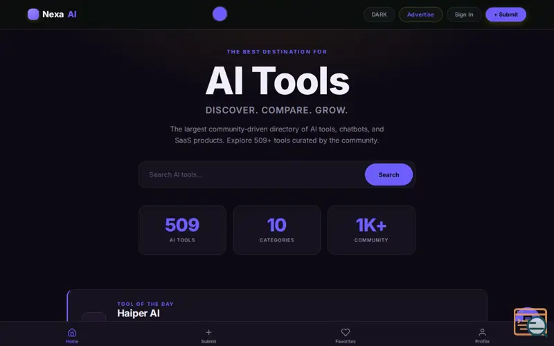 Screenshot of NexaAI — AI Tools Directory