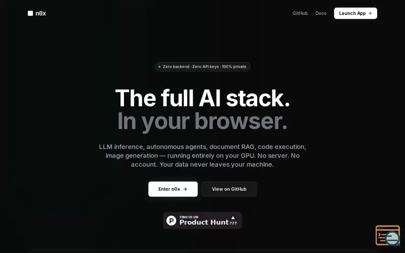 Screenshot of N0X