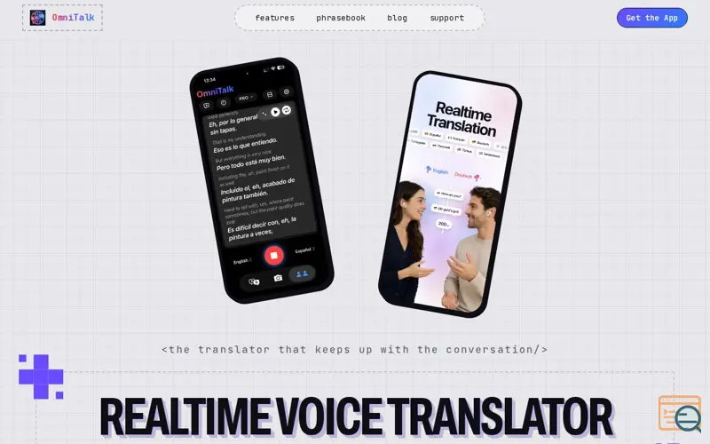 Screenshot of OmniTalk