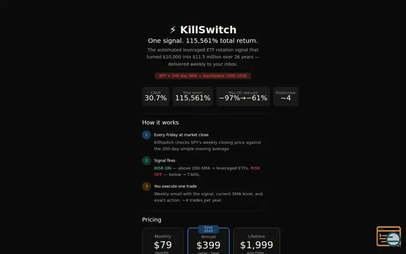 Screenshot of KillSwitch Pro