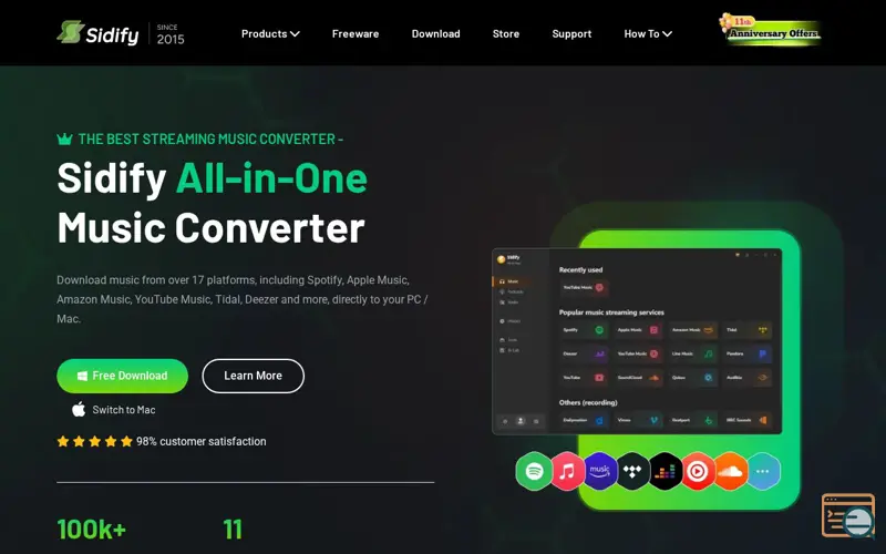Screenshot of Sidify Music Converter