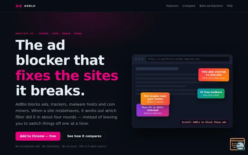 Screenshot of AdBlo