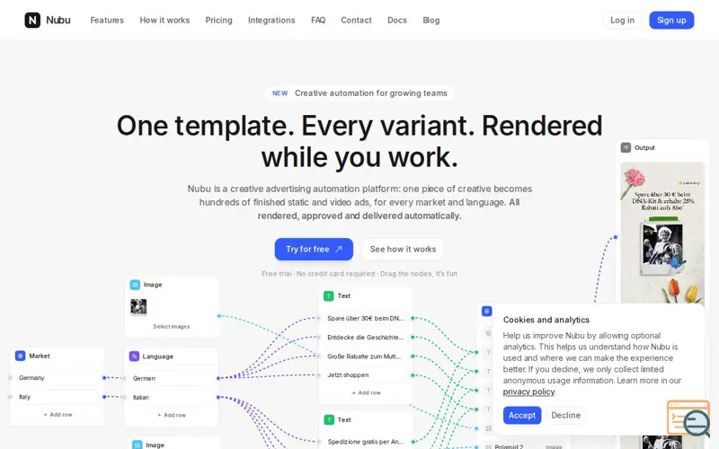 Screenshot of Nubu