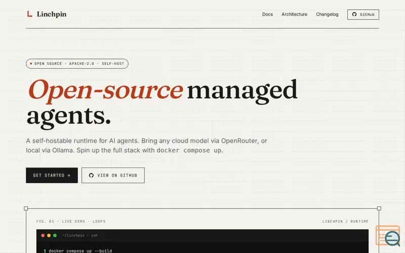 Screenshot of Linchpin