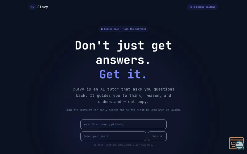 Screenshot of Clavy