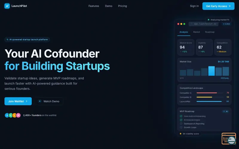 Screenshot of LaunchPilot