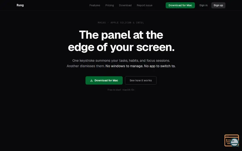 Screenshot of Rung