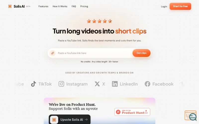 Screenshot of Solis AI