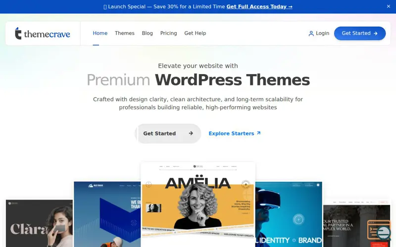 Screenshot of ThemeCrave