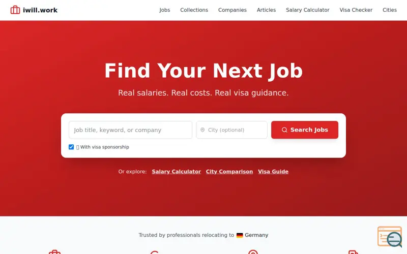 Screenshot of iwill.work