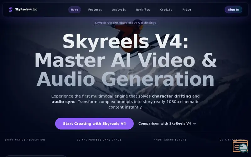 Screenshot of Skyreels V4