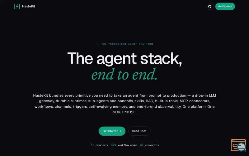 Screenshot of HasteKit