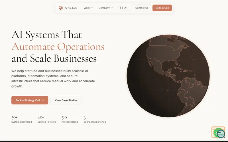 Screenshot of Seven Labs